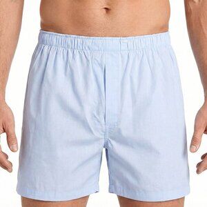 Brooks Brothers Boxers Traditional Fit Light Blue Cotton Shorts Size 46